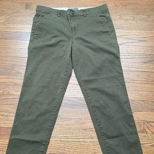 Vince Green Khaki Cigarette Style Pants